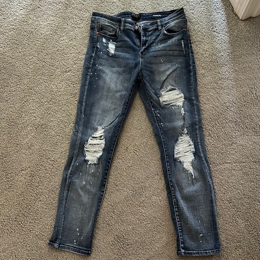 Judy Blue Beach Splash Boyfriend Fit Jeans!